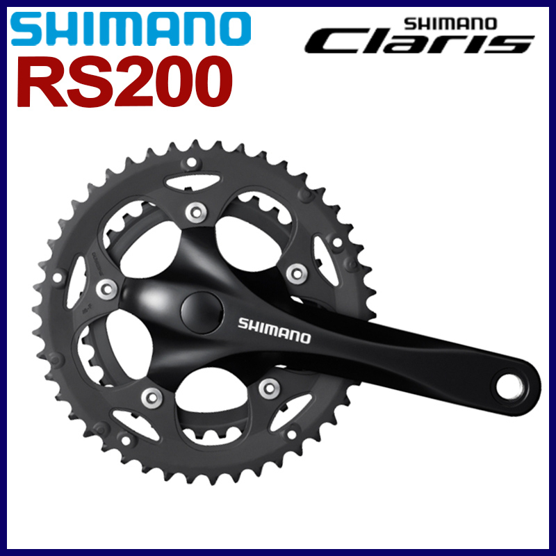 Shimano Claris FC-RS200 2x8 Speed Crankset - 165mm Arm Length, 50