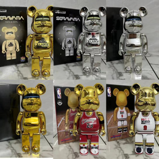 ฟิกเกอร์ Bearbrick 400% 1:1 ของเล่นแฟชั่นคุณภาพสูง 2/2