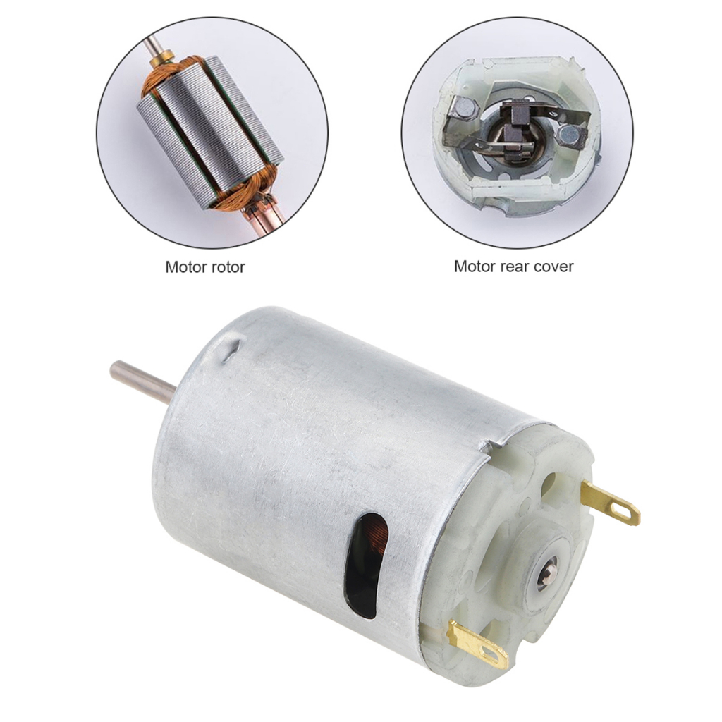 มอเตอร์แปลง RS385 12V 9800RPM 24V 15000RPM DC พร้อมแปรงคาร์บอน สําหรับ ...