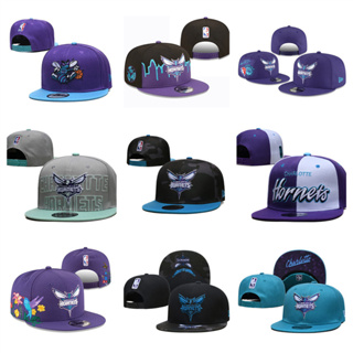 NBA Charlotte Hornets หมวกเสื้อกีฬากลางแจ้งแบบปรับได้