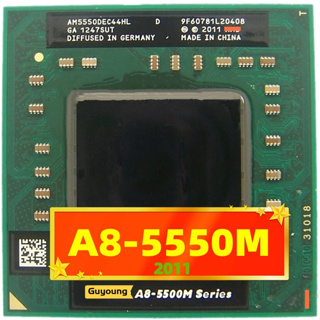 ซ็อกเก็ตโปรเซสเซอร์ CPU YZX 2011 A8-Series A8-5550M A8 5550M 2.1 GHz Quad-Core Quad-Thread AM5550DEC44HL FS1 เข้าได้กับ bios มากกว่า 2013 ปี