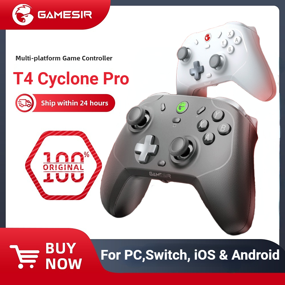 Gamesir T4 Cyclone Pro เกมแพดบลูทูธไร้สาย สําหรับ PC Switch iOS ...