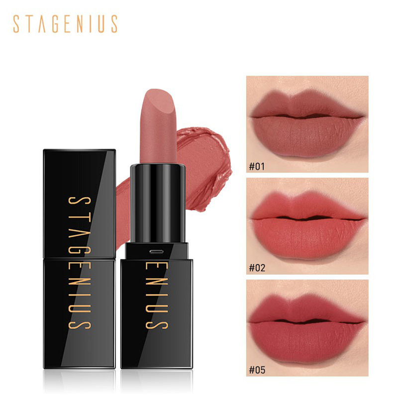 ภาพหน้าปกสินค้าStagenius Soulmatte ลิปสติก เนื้อแมตต์ กันน้ำ 6 สี