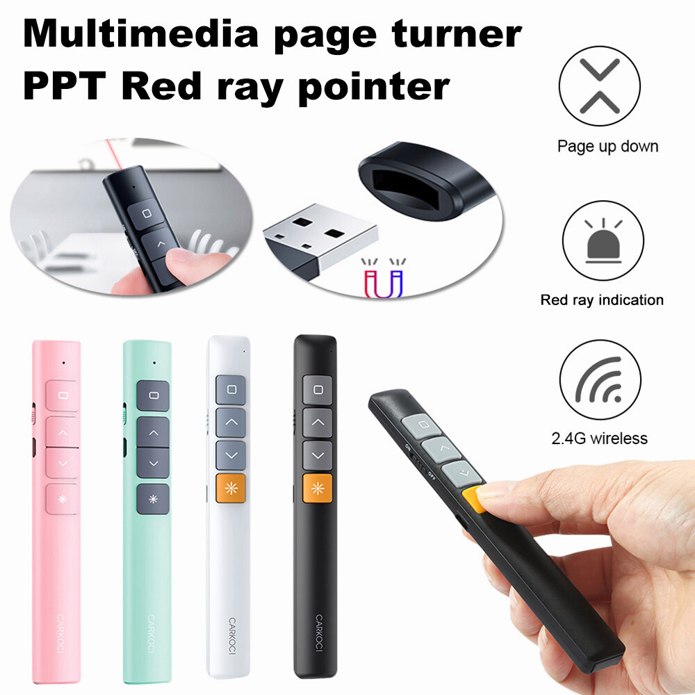 เลเซอร์พอยเตอร์ รีโมทพ้อยเตอร์ 2.4GHz Wireless Remote Control ...