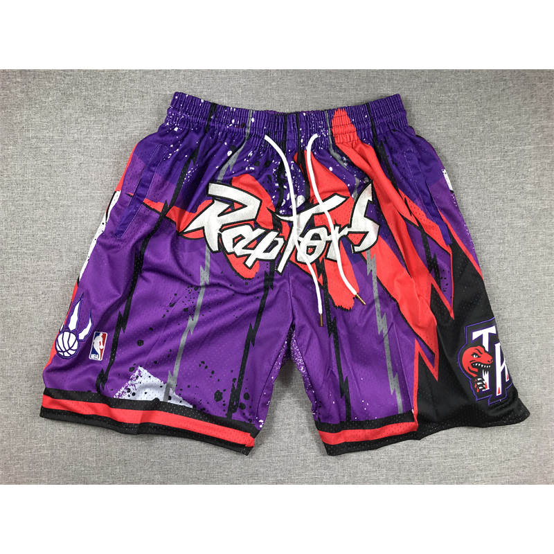 Pocket Pants 2023 Mens Toronto Raptors Just Don Swingman Jersey Shorts ...