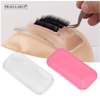 PRAECLARUS Silicone Paster for Eyelashes Extension Soft Silicone Tool Grafting Eyelashes Tool Silicon Pad Make Up  Tools