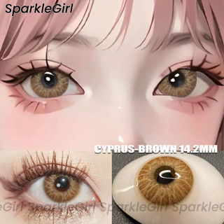 ส่งด่วนจากไทย🧿 Sparklegirl คอนแทคเลนส์ บิ๊กอาย CYPRUS BROWN/GRAY/BLUE/GREEN 14.2 มม (2 ชิ้น / คู่) คอนแทคเลนส์รายปี