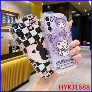 เคส Oppo Reno6 5G เคส Oppo Reno 6 5g เคสซิลิโคน tpu ใส ลายการ์ตูน สําหรับ NYW