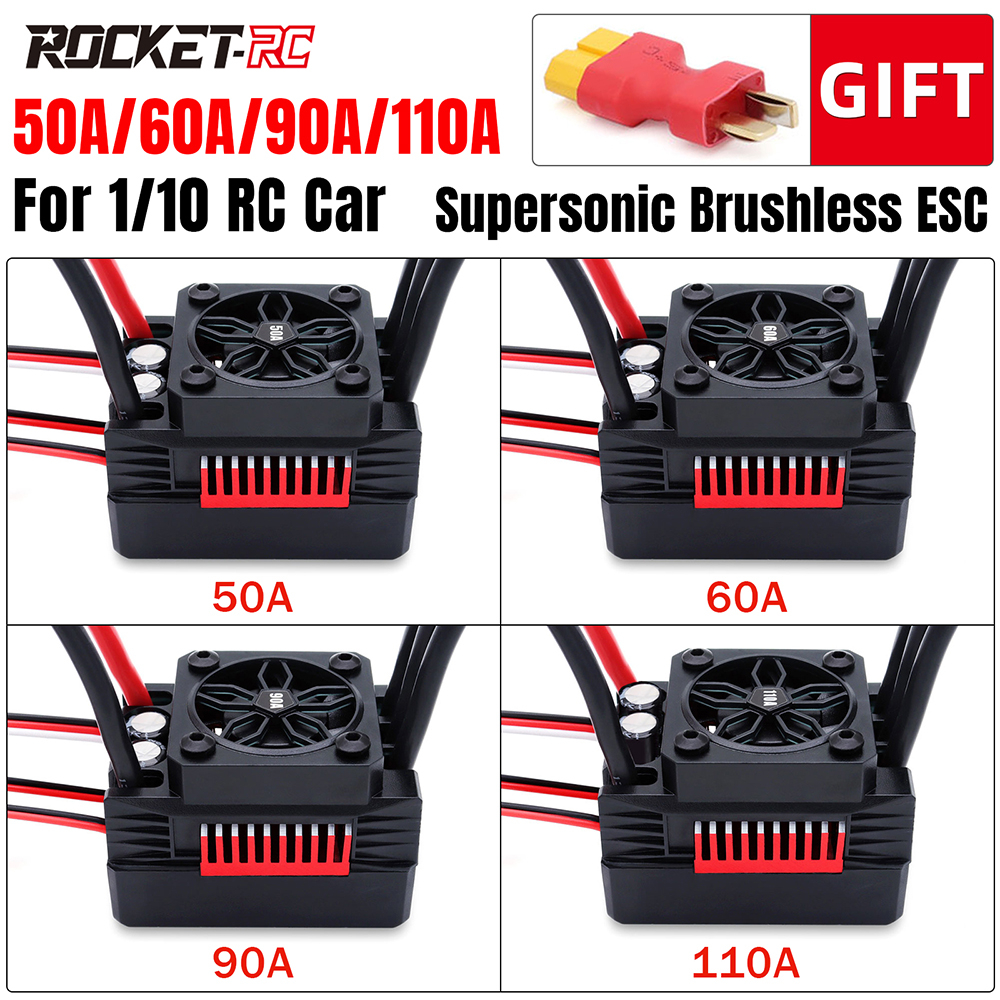 surpass-hobby-esc-brushless-rocket-rc-v2-supersonic-50a-60a-90a-110a-มอเตอร์ไร้แปรงถ่าน-esc-กันน้ํา-สําหรับมอเตอร์ไร้แปรงถ่านไร้แปรงถ่าน