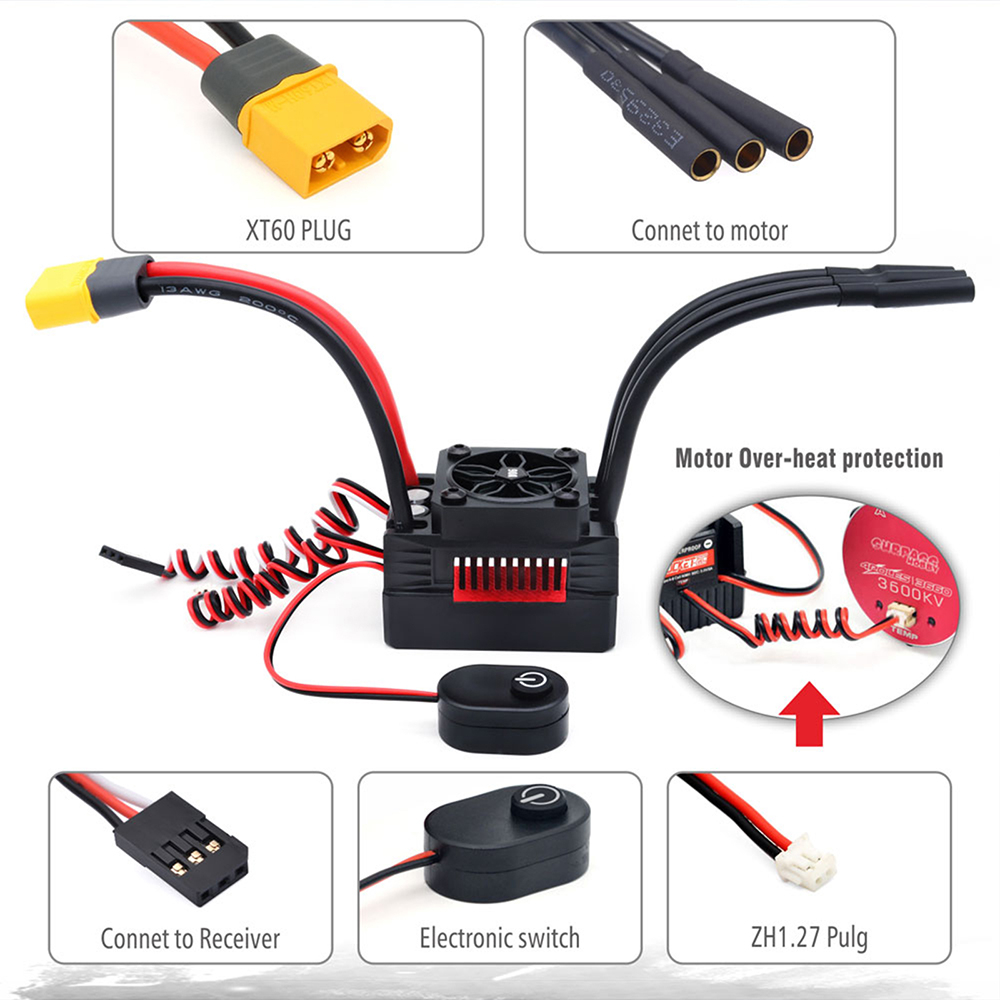 surpass-hobby-esc-brushless-rocket-rc-v2-supersonic-50a-60a-90a-110a-มอเตอร์ไร้แปรงถ่าน-esc-กันน้ํา-สําหรับมอเตอร์ไร้แปรงถ่านไร้แปรงถ่าน