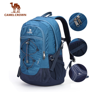 CAMEL CROWN กระเป๋าเป้สะพายหลัง กันน้ํา ความจุขนาดใหญ่ 30 ลิตร สําหรับผู้ชาย และผู้หญิง เหมาะกับการพกพา เล่นกีฬา เดินทาง