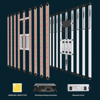 1000W Meanwell Driver Strip ไฟปลูก  การตั้งค่าเวลา  SamsungLM301H EVO LED grow light  ใช้ในเรือนกระจกผักพืช ฯลฯ