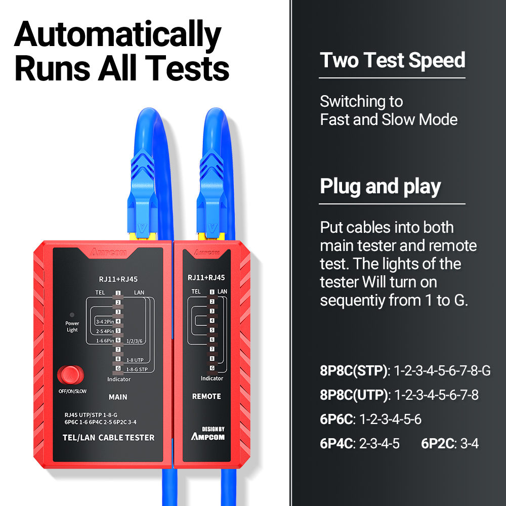 ampcom-เครื่องทดสอบสายเคเบิลเครือข่าย-lan-รองรับ-poe-สําหรับ-rj45-rj11-rj12-cat5-cat6-utp