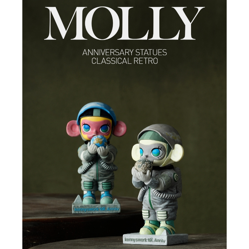 Molly ANNIVERSARY STATUES ของเล่นฟิกเกอร์ รูปการ์ตูน RETRO น่ารัก