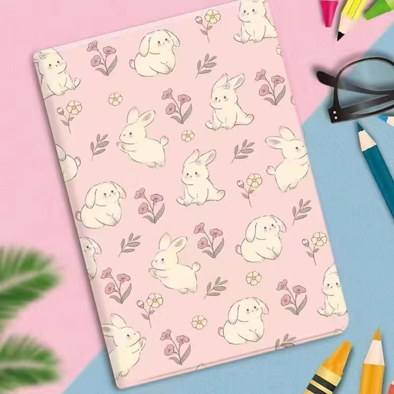 【Rabbit】เคสไอแพด ลายการ์ตูน iPad Mini 1 2 3 4 5 6 / iPad Air4/5 10.9 ...