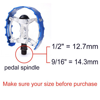 Pédales Plateforme Wellgo BMX XC-II Old School - Axe 9/16", 8 Couleurs, Pour VTT Et BMX