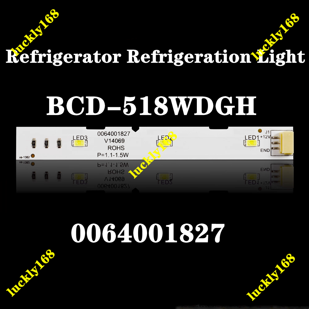Lampe LED Pour Réfrigérateur - Compatible BCD575WDB, 518WDGH, 0064001827 - 130x16mm - Éclairage économe - 5