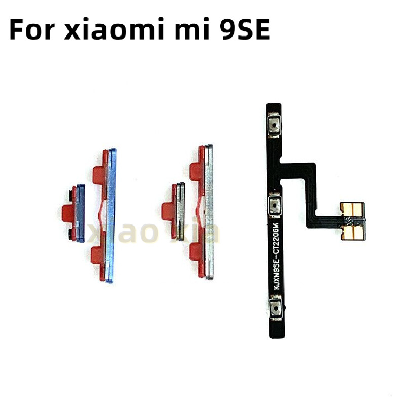 พลังงาน & ปุ่มปรับระดับเสียงด้านข้าง สําหรับ Xiaomi Mi 9SE & สวิทช์ไฟ ...