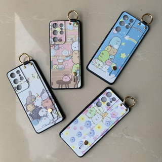 &lt;Samsung Case&gt; เคสโทรศัพท์มือถือ แบบนิ่ม ลายหมีน่ารัก มีสายคล้อง สําหรับ Samsung A72 A52 A42 A12 A71 A51 A70 A50 A31