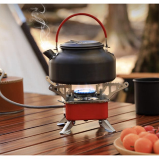 Aquarius316 เตากลางแจ้ง Windproof Strong Fire Mini Quadrate Gas Stove Portable Camping Picnic