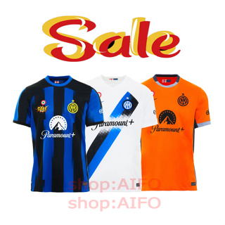 เสื้อกีฬาแขนสั้น ลายทีมชาติฟุตบอล Inter Milan 23 24 ชุดเหย้า คุณภาพสูง สําหรับผู้ชาย