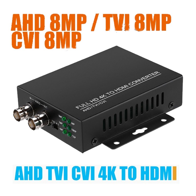Tvi/cvi/ahd เป็นอะแดปเตอร์แปลง HDMI, Full HD 4K 720P/1080P/3MP/4MP/5MP ...