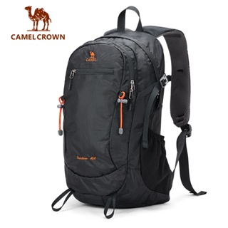 CAMEL CROWN กระเป๋าเป้สะพายหลัง ความจุขนาดใหญ่ 40 ลิตร ระบายอากาศ ทนต่อการสึกหรอ สําหรับเดินป่า ตั้งแคมป์