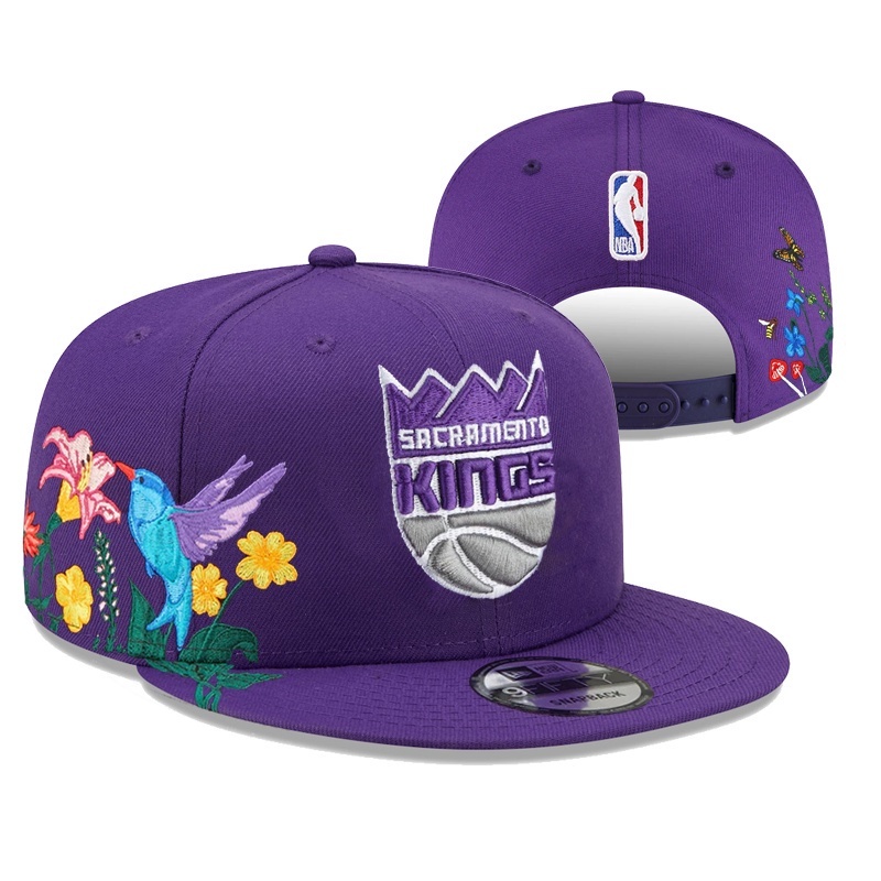 nba-sacramento-kings-หมวกหมวกกีฬากลางแจ้งแบบปรับได้