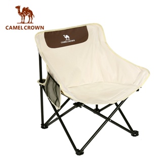 Camel CROWN เก้าอี้พับ พนักพิงหลัง แบบพกพา สําหรับตั้งแคมป์ ตกปลา