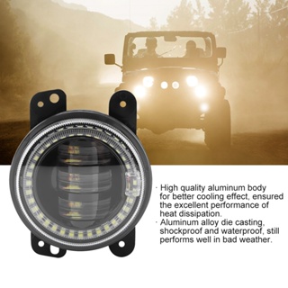 ALABAMAR 2 ชิ้น 4 นิ้ว 30 วัตต์ไฟตัดหมอก LED DRL เหมาะสำหรับรถจี๊ป Wrangler LJ JK TJ Dodge