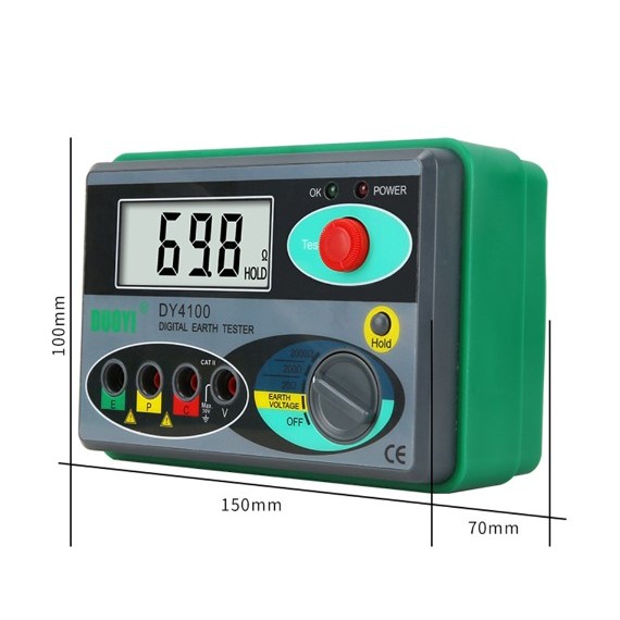 dy4100-เครื่องวัดฉนวนดิจิตอล-megger-meter-earth-resistance-ohm-tester