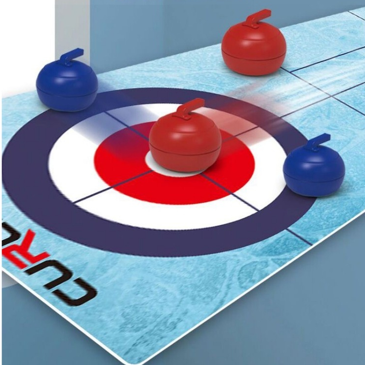 ohiona-curling-tabletop-game-เกมปาเป้า-เกมสไลด์ลูกบอลให้ตรงเป้า-เกมกระดาน-แบบพกพา-ของเล่นเด็ก