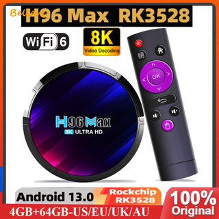 {ขายดี 99} เครื่องเล่นมีเดีย H96 MAX RK3528 รองรับกล่องถอดรหัสวิดีโอ 8K สําหรับ Android 13 [Bellare.th]