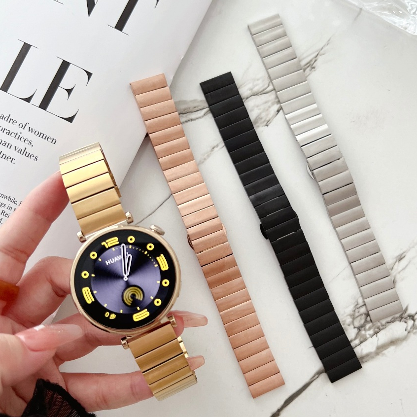 Cheap Wholesale Online Shopping Gold Tone Stainless Steel 25 mm Watch Band HA5303RGM-5X_K0022721 main image 1