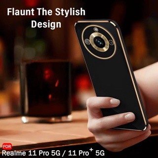 Realme GT Neo 5 SE 240W 3T 3 150W 2 Neo2 Neo real me Q3s Q3T Flash Neo5 Neo3 7D Luxury Plating TPU Phone Case Soft Silicone Back Cover Slim Mobile Cellphone Casing