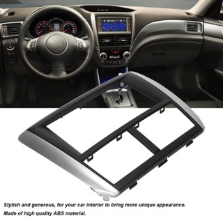 ALABAMAR แผงนำทางเปลี่ยนกรอบสำหรับ Subaru Impreza 2007-2012 Double Din รถวิทยุ Fascia