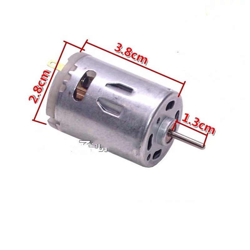 มอเตอร์ไดร์เป่าผม ความเร็วสูง 12-36V R385 DC 12V ขนาดเล็ก Diy | Shopee ...