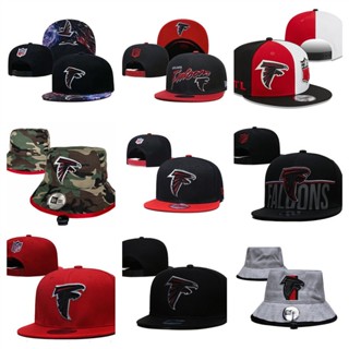 NFL Atlanta Falcons หมวกปีกปีกแบนแบบปรับได้หมวกกีฬากลางแจ้ง