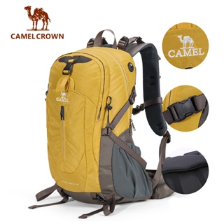 CAMEL CROWN กระเป๋าเป้สะพายหลัง กันน้ํา จุของได้เยอะ 40 ลิตร สําหรับผู้ชาย และผู้หญิง เหมาะกับการพกพาเดินทาง