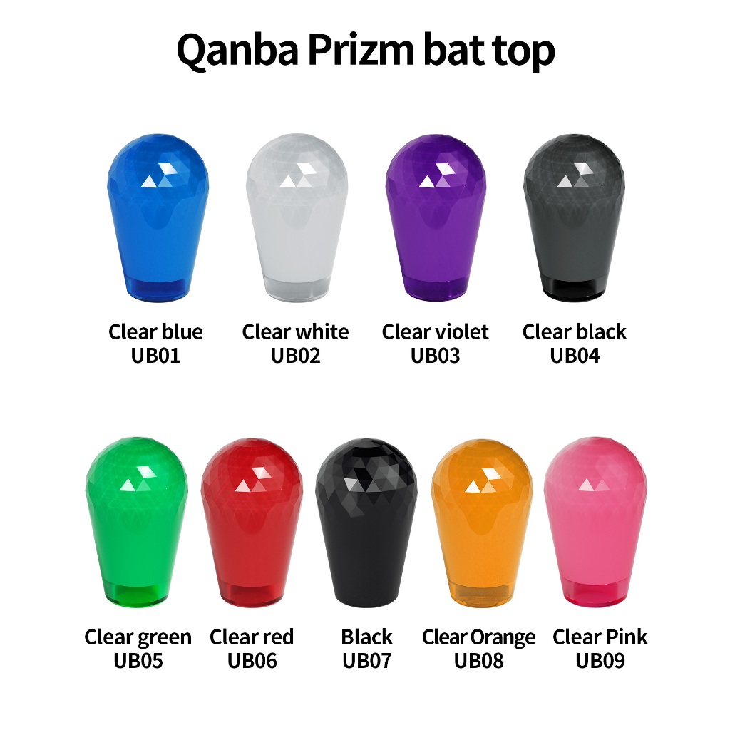 Poignée Joystick Qanba - Prizm Poire - Bat Top - Fumée - Smoke
