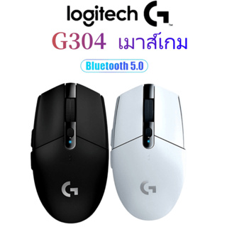 Logitech G304 เมาส์ออปติคอลเล่นเกมไร้สาย บลูทูธ USB 12000DPI 6 ปุ่ม สําหรับบ้าน ออฟฟิศ