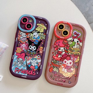 【ใหม่】เคสโทรศัพท์มือถือ Tpu ลายการ์ตูนคุโรมิ สําหรับ iPhone 11 12 13 14 15 Series