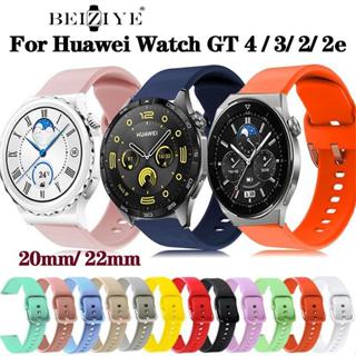 20 มม /22 มม .For Huawei Watch GT 4 GT3 Pro สายนาฬิกา สายซิลิโคนอ่อนนุ่มสำหรับ For Huawei GT 3 Pro/GT 2 Pro/GT 2e 46mm 43mm 42mm สาย smartwatch สร้อยข้อมือกีฬาสำหรับ สาย
