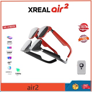 Xreal Air 2 Smart AR แว่นตา SONYs หน้าจอ OLED ซิลิโคน 120Hz แปรงสูง 72g น้ําหนักเบาพิเศษ รับรองสี ไม่ใช่แว่นตา VR