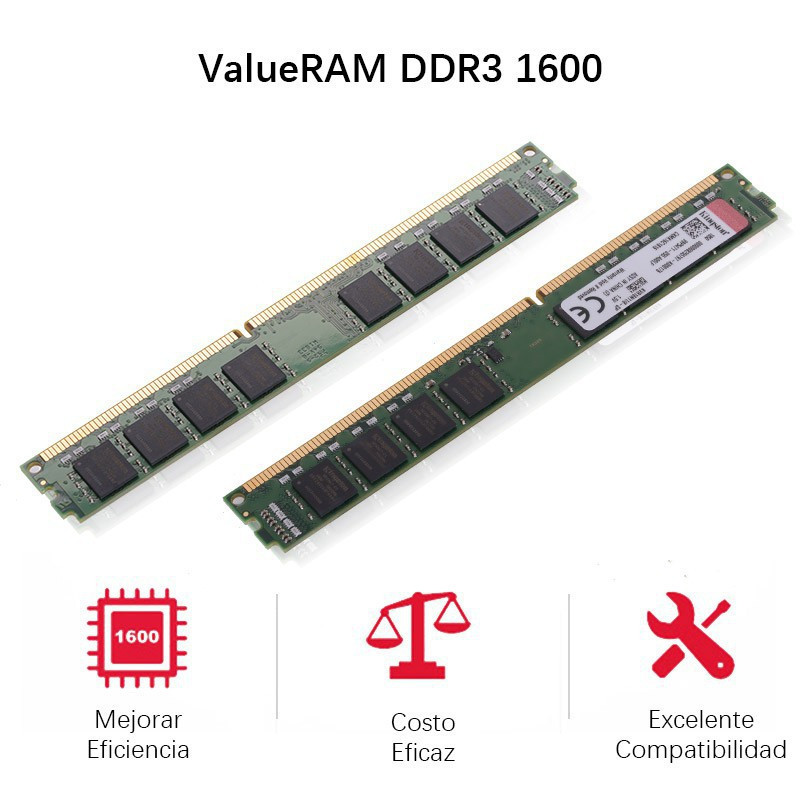 Kingston แรมหน่วยความจําเดสก์ท็อป ddr3 RAM 2gb 4gb 8gb ddr3 1333 ...