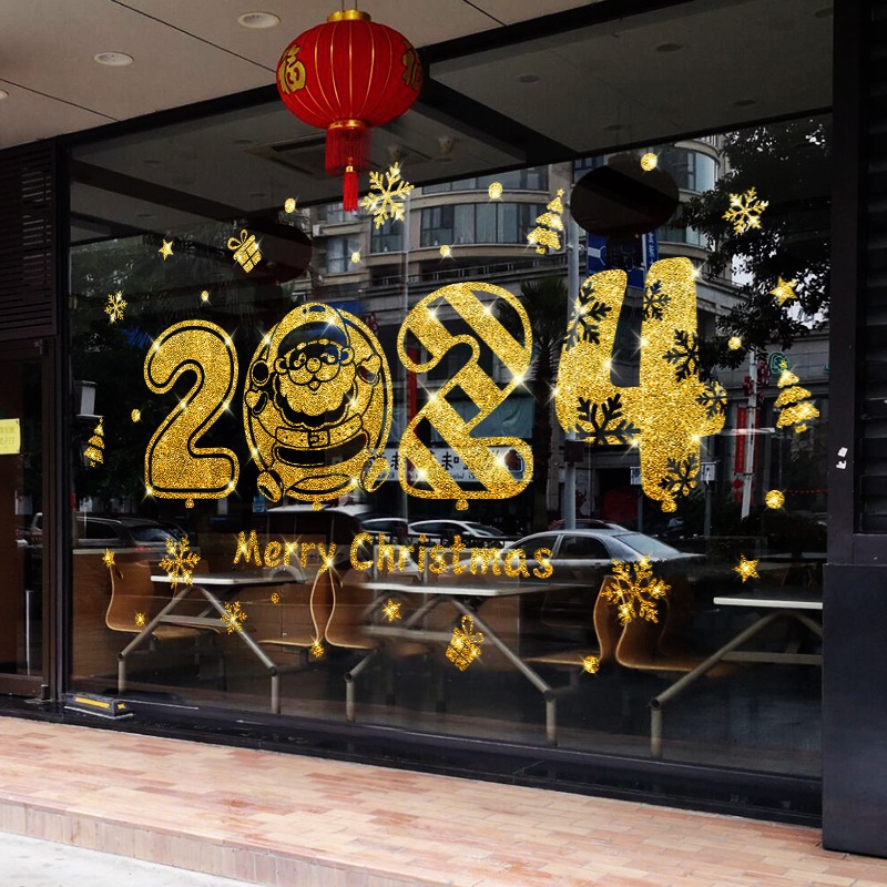 wuxiang-สติกเกอร์-ลายคริสต์มาส-มีกาวในตัว-สีทอง-สีชมพู-สําหรับติดตกแต่งผนัง-กระจก-หน้าต่าง-ประตู-ห้างสรรพสินค้า-2024