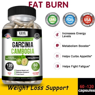 Garcinia Cambogia สารสกัดจากผลส้มแขก ผลิตภัณฑ์เสริมอาหาร 60/120 Capsules