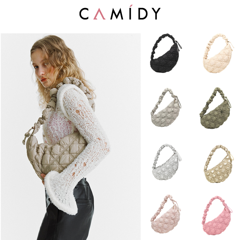 camidy-กระเป๋าสะพายรักแร้มัลติฟังก์ชั่นทรงเกี๊ยวในกระเป๋าทรงเมฆเกาหลี