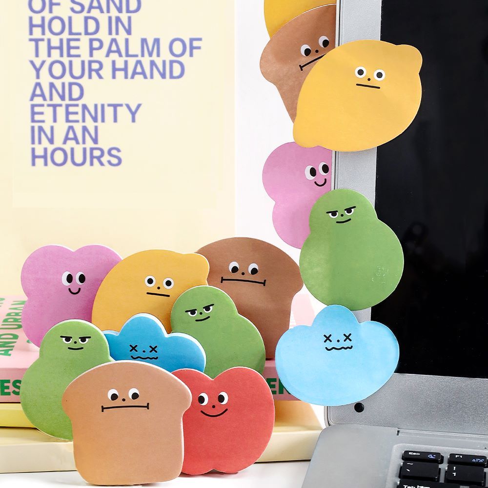30 ชิ้น Candy Bean Sticky Note Self-Stick Note Office Memo Note สําหรับ ...