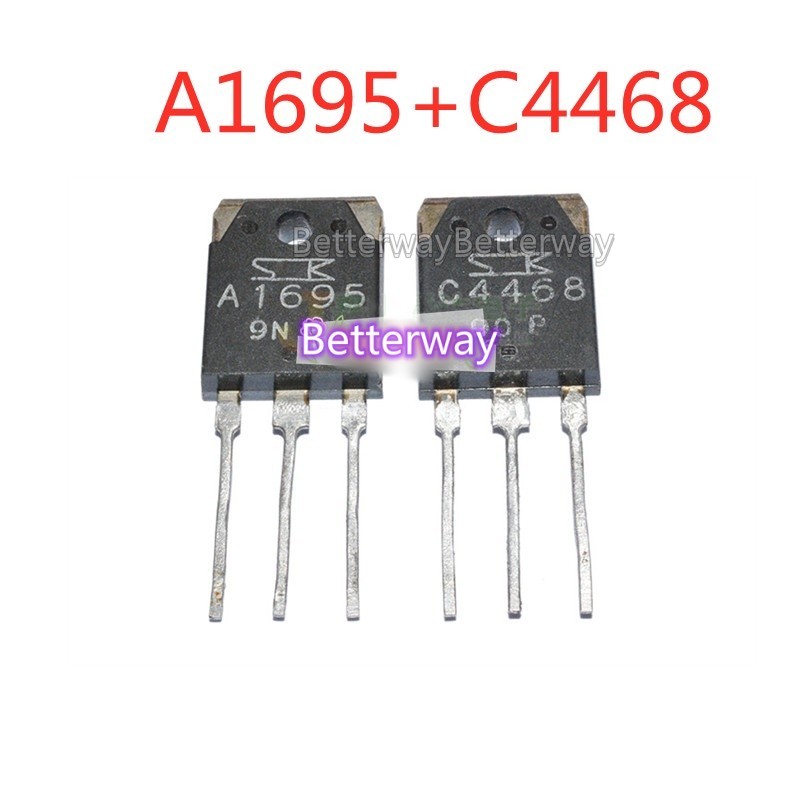 4 ชิ้น/ล็อต 2SC4468 2SA1695 2 คู่ (2 ชิ้น C4468 + 2 ชิ้น A1695) เครื่อง ...